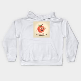 An apple a day keeps the doctor away Kids Hoodie